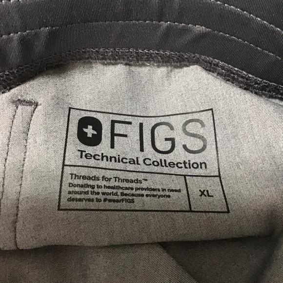 Figs Scrub Pants Livingston Basic Scrub Pants in Graphite Size XL. - Picture 9 of 14